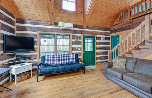 Sylva Casa | Fire Pit and Porch Rustic Retreat in North Carolina