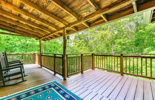 Cataloochee Ranch Casa | Fire Pit and Views Blue Ridge Mountain Cabin!