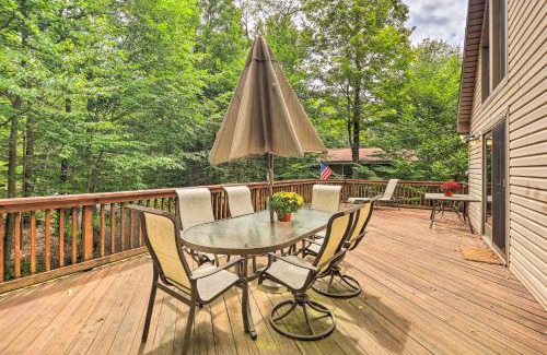 Gouldsboro Casa | Fire Pit, Indoor Pool Access Big Bass Lake Cabin