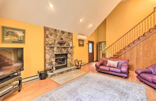 Gouldsboro Casa | Fire Pit, Indoor Pool Access Big Bass Lake Cabin