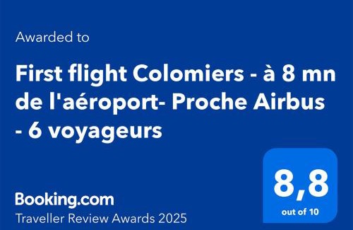Bascule - Oratoire Apartamento | First flight Colomiers - à 8 mn de l'aéroport- Proche Airbus - 6 voyageurs