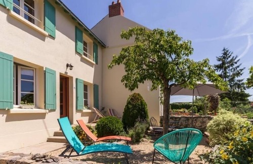 Varades Cabaña | Casa de pescadores con terraza junto al Loira, wifi, bicicletas y equipo para bebé