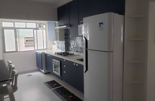 Pompeia Apartamento | FIT ON THE BEACH BLOCK, WITH A VIEW TO THE SEA AND 1 SPACE! INCREDIBLE!!!