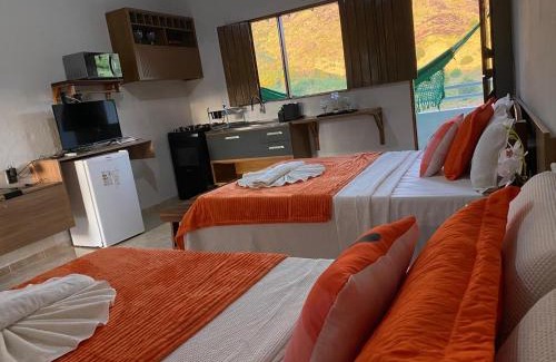 Bonito Apartamento | FLAT 228 - Hotel Pedra do Rodeadouro-Bonito-PE