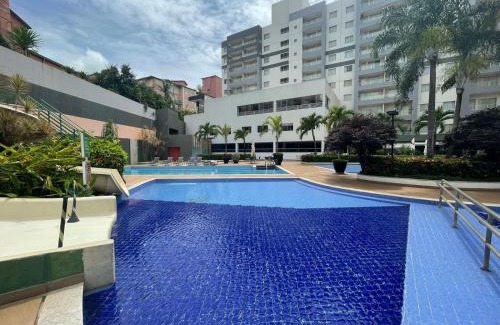 Pousada do Rio Quente Apartamento | Flat 405 - Condomínio Veredas do Rio Quente - Diferenciado com ar na sala e no quarto