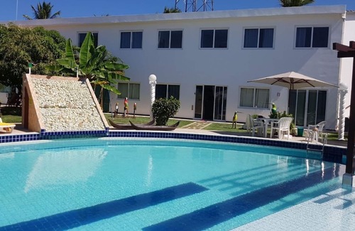 Centro Condominio | Piso en la Residencia Mandakaru - Estudio 01 a 6 - al lado. a la playa y al paseo marítimo