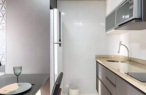 Boqueirao Apartamento | Flat beira-mar com piscina na cobertura