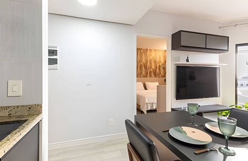 Boqueirao Apartamento | Flat beira-mar com piscina na cobertura