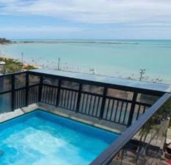 Pajucara Apartamento | Flat beira-mar, novo!
