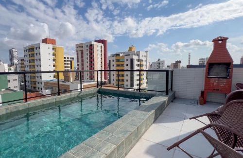 Bessa Apartamento | Flat Bessa Garagem Piscina 3 pessoas 150m Praia