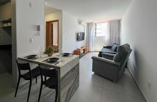 Bessa Apartamento | Flat Bessa Garagem Piscina 3 pessoas 150m Praia