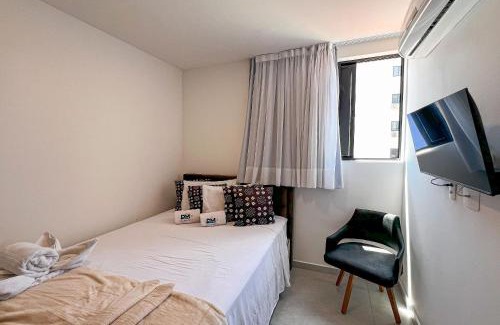 Bessa Apartamento | Flat Bessa Garagem Piscina 3 pessoas 150m Praia