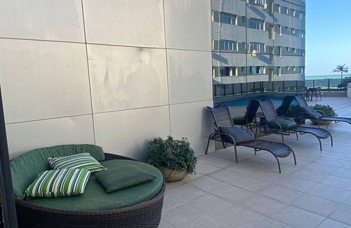 Pina Apartamento | Flat by the sea gym pool Boa Viagem Recife - breakfast included