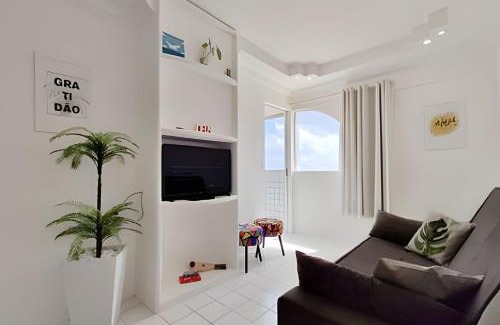 Sao Jose da Coroa Grande Apartamento | Flat com Piscina Perto de Maragogi, Vista para o Mar