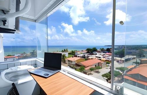 Sao Jose da Coroa Grande Apartamento | Flat com Piscina Perto de Maragogi, Vista para o Mar