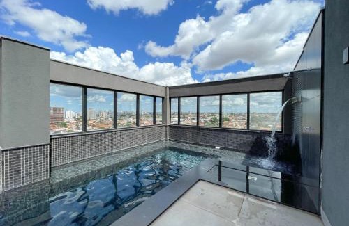 Santa Fe Apartamento | Flat com Cama Queen e Vista Panorâmica da Cidade