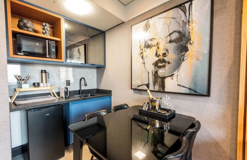 Alphaville Industrial Apartamento | Flat com lazer, Wi-Fi e ótima localização