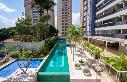 Setor Bueno Apartamento | Flat com linda Piscina no Setor Bueno - TH605
