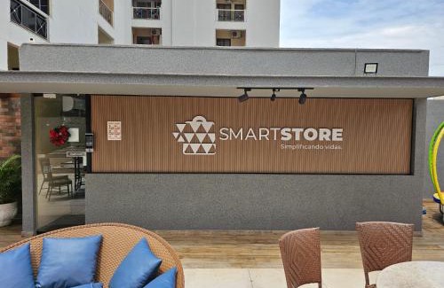 Setor Pedro Ludovico Apartamento | Flat Crystal Place 808 com piscina