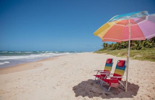 Jenipabu Apartamento | Flat Guarajuba Beira da Praia pé na areia