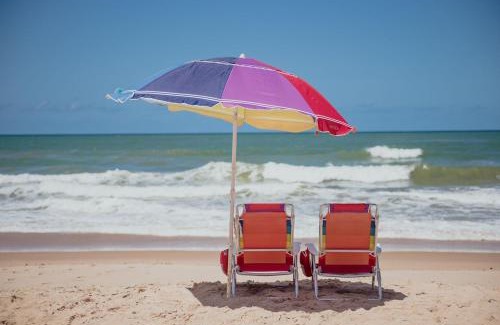 Jenipabu Apartamento | Flat Guarajuba Beira da Praia pé na areia
