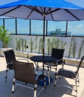 Boa Viagem Apartamento | Flat lado Shopping -Vista p Mar