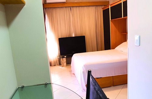Sao Marcos Apartamento | Flat Madison Plaza Pituba - Frente Mar com Wifi e Ar Condicionado