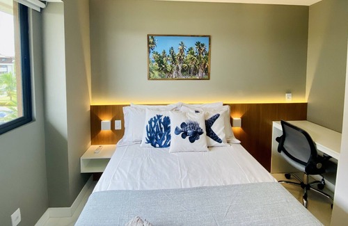 Porto de Galinhas Complejo | Flat Modern Style, Foot in the Sand Resort, Full Kitchen, PetFriendly, Air.Cond