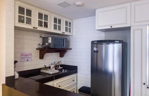 Meireles Apartamento | Flat moderno, 2 quartos dentro de hotel famoso