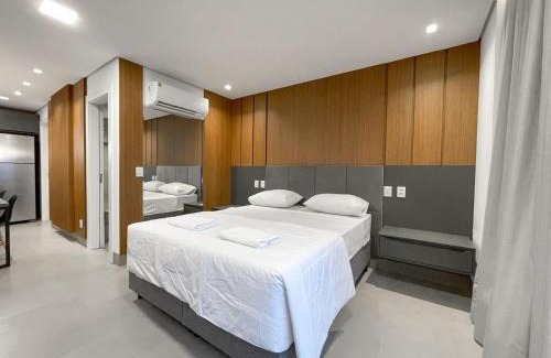 Santa Fe Apartamento | Flat Moderno e Amplo ao Lado do Shopping CG