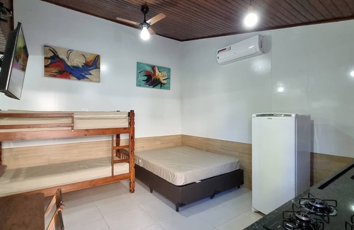 Barra do Una Casa | Flat n3 com Cozinha e Banheiro na Barra do Una em São Sebastião