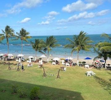 Tamandare Apartamento | Flat no Apart Hotel Marinas beira mar