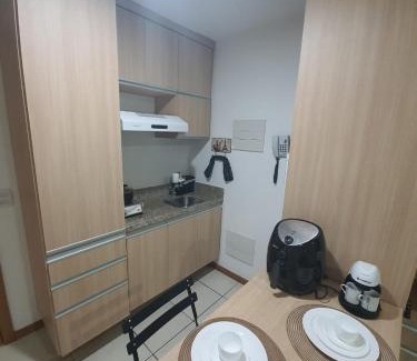 Smin Apartamento | Flat no Life Resort com vista incrível do Lago