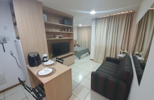 Smin Apartamento | Flat no Life Resort com vista incrível do Lago