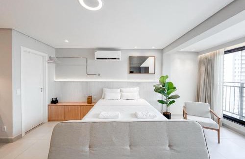 Aclimacao Apartamento | Flat Relicário com Linda Vista da Cidade