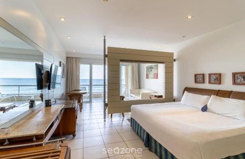 Ingleses Sul Apartamento | Flat vista mar dentro de resort de luxo STO2206
