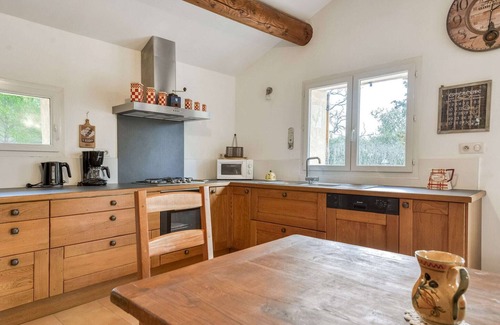 Malaucene Cabaña | Apartamento con piscina privada y terraza en plena naturaleza