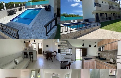 Sao Jose da Coroa Grande Apartamento | Flats Sol e Mar, Vista Mar, com 02 Quartos Suítes, Divisa com Maragogi