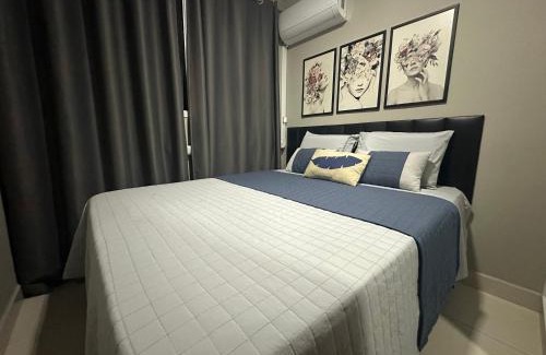Patrimonio Apartamento | Flats Praia Uberlandia - Apt próximo ao Praia Clube - Area de lazer com Portaria 24 horas, piscina, academia, brinquedoteca, churrasqueira e áreas verdes para caminhadas