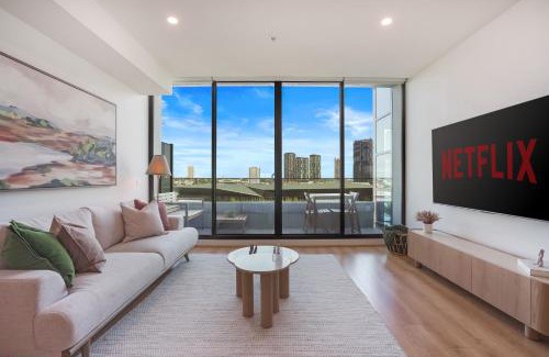 Docklands Apartamento | Flinders Wharf - River Views & Free Parking