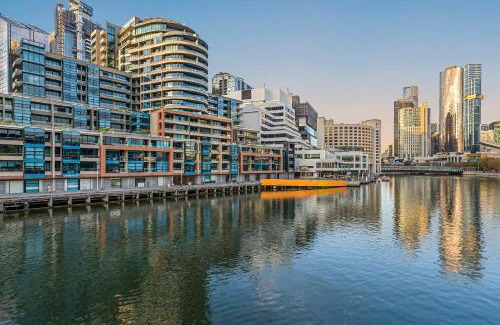 Docklands Apartamento | Flinders Wharf - River Views & Free Parking