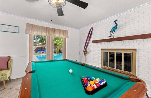 Upper Grand Lagoon Casa | Flirty Flamingo with Private Heated Pool, Game Room, and AMAZING Covered Outdoor Living