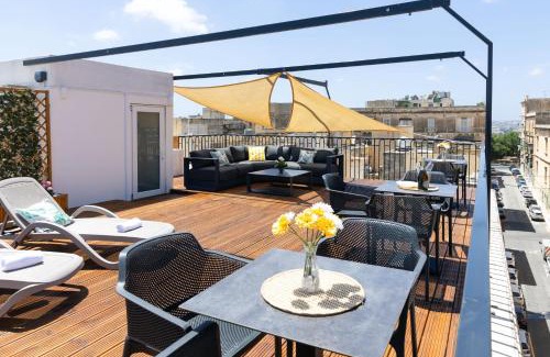 Floriana Apartamento | Florette Suite 2BR with Stunning Lounge Terrace by ArcoBnb