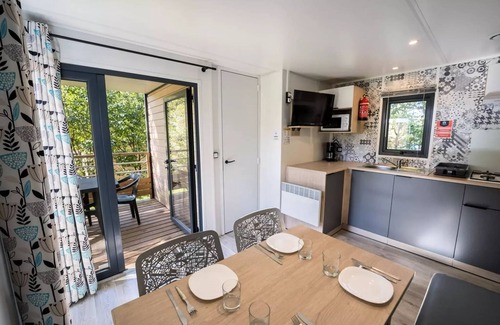 Granges-Aumontzey Casa | Flower Camping LA STENIOLE **** - Mobile home Comfort - 2 bedrooms 4 people
