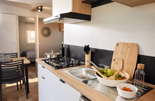 Granges-Aumontzey Casa | Flower Camping LA STENIOLE **** - Grand Confort mobile home - 2 bedrooms for 4 people