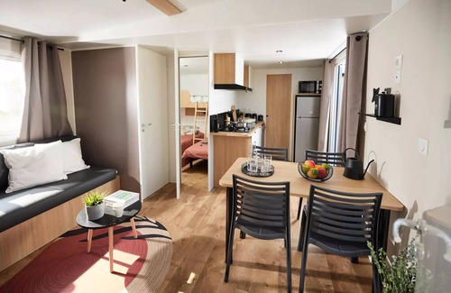 Granges-Aumontzey Casa | Flower Camping LA STENIOLE **** - Grand Confort mobile home - 2 bedrooms for 4 people