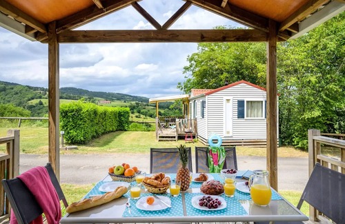 Cordelle Casa | Flower Camping de Mars **** - Mobile home Comfort 34m2 / 3 bedrooms - Terrace 6 people