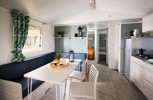 Vic-la-Gardiole Casa | Flower Camping Altea *** - Premium Cottage 32m2 (2ch) + Covered terrace + air conditioning + LV + TV + linen 4 people