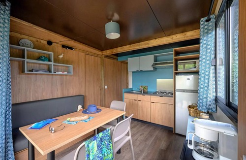 Hauterives Chalet De Esquí | Flower Camping Le Château *** - Cottage Morea Comfort 25m2 2 bedrooms + covered terrace 5 people