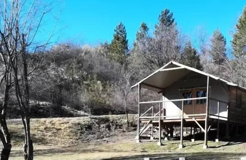 Clamensane Casa | Flower Camping Le Clot du Jay *** - Cabane Lodge on Pilotis 34m2 2 bedrooms + terrace 5 people
